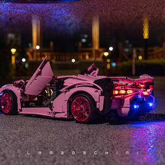 1: 8 Pink Lamborghini Sian Special Edition (3696 PCS)