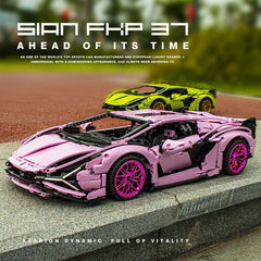 1: 8 Pink Lamborghini Sian Special Edition (3696 PCS)