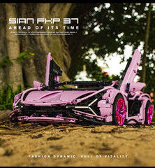 1: 8 Pink Lamborghini Sian Special Edition (3696 PCS)