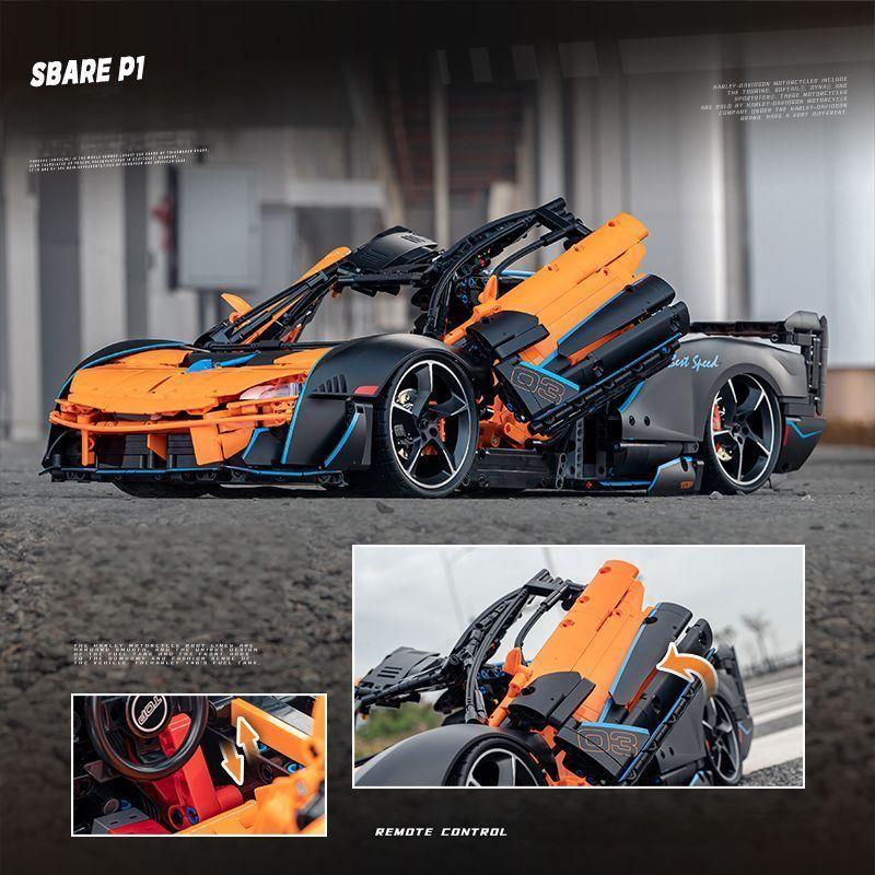 1: 8 Mclaren Sabre Supercar, Aerodynamic Brilliance (3862 PCS)