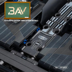 The Ultimate Gun Grey Porsche 918, Two interior designs, Three wheel designs – mix and match as you like.(1972 PCS)