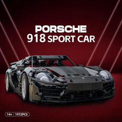 The Ultimate Gun Grey Porsche 918, Two interior designs, Three wheel designs – mix and match as you like.(1972 PCS)