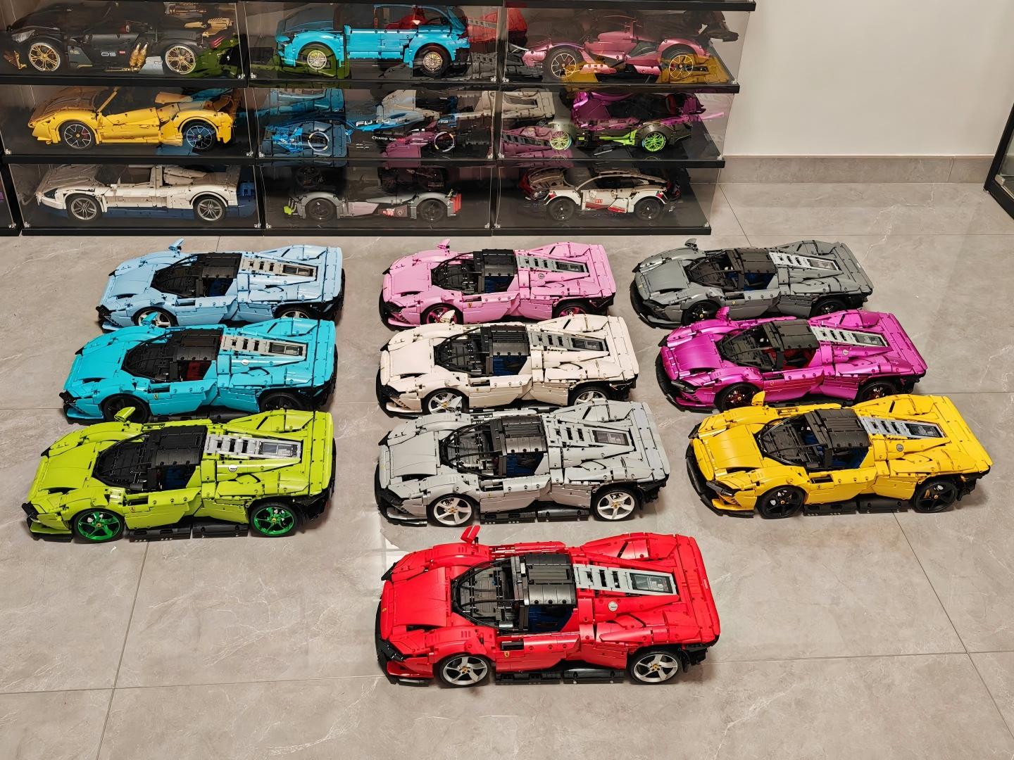 1: 8 Ferrari Daytona SP3 Supercar (3778 PCS) - BAV BRICK