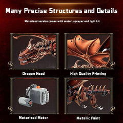 Mechanical Vermithor Set | Legendary Dragon Display Model (1271 PCS)