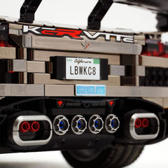 1: 8 Corvette C8 Supercar Building Sets, Mirror electroplating Customized Edition (3788 Pcs)