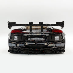 1:8 Lamborghini Aventador SVJ LBWK | Electroplated Black Custom Bull Widebody Supercar (4990+ PCS)（副本）
