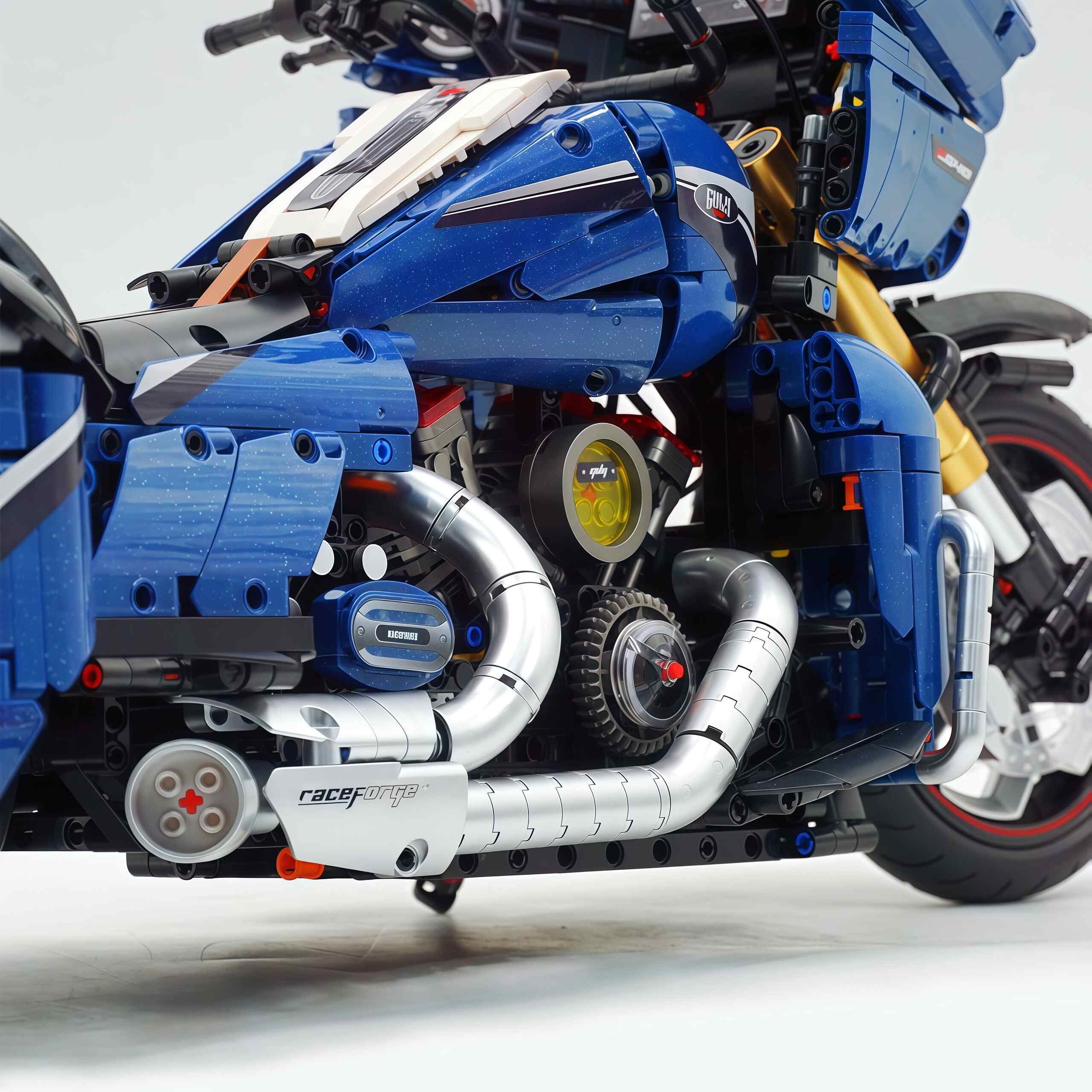 1:5 Harley-Davidson Street Glide Motorcycle | Glossy Starry Sky Blue Painted Edition(2410 PCS) - BAV BRICK