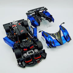 1:8 Pagani Zonda R | Mirror Sapphire Blue Paint Italian Hypercar (3300+ PCS)