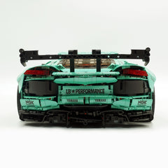1:8 Lamborghini Aventador SVJ LBWK | Baked Enamel Mint Green Limited Bull Widebody Supercar (4990+ PCS)