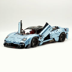 1:8 The Ultimate Pagani Utopia Supercar | Customized Electroplating Tiffany Blue V12 Italian Exotic (3314pcs)