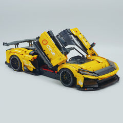 1:8 The Ultimate FERRARI F80 | Yellow Custom Edition | Remote Controlled V6 Prancing Horse Hypercar (3998pcs)