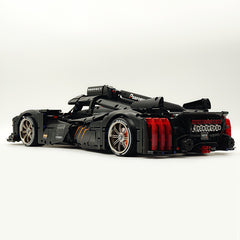 1: 8 Peugeot Le Mans 9×8 RaceCar Building Sets with Remote Control, Dark Warrior Custom Edition (3746 Pcs)