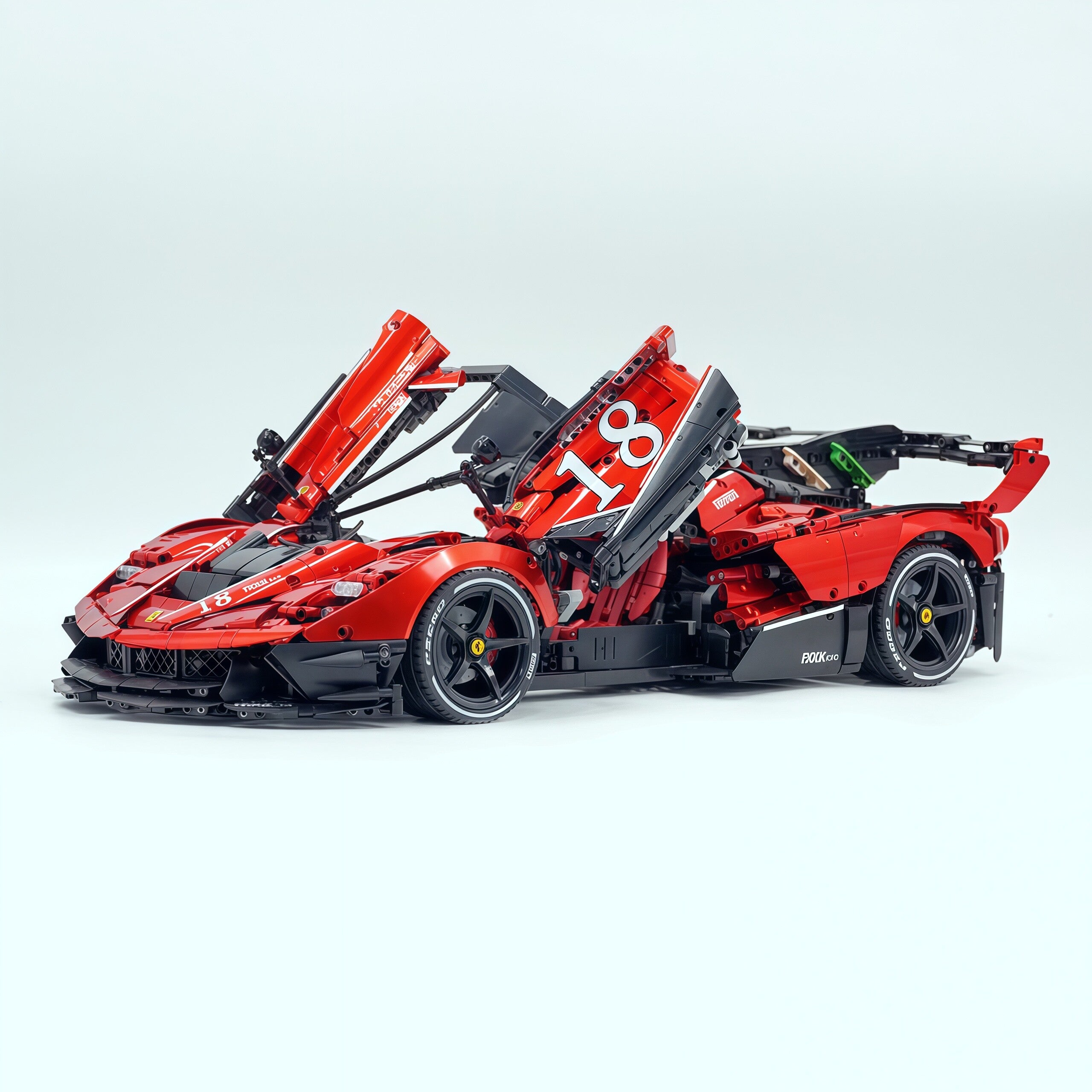 1:8 The Ultimate Italian Hybrid Hypercar EVO | Pearl Red Painting Italian Flagship (4058PCS) - BAV BRICK