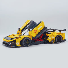 1:8 The Ultimate FERRARI F80 | Yellow Custom Edition | Remote Controlled V6 Prancing Horse Hypercar (3998pcs)