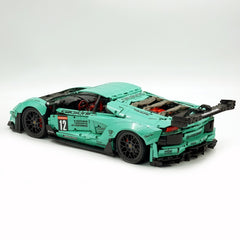 1:8 Lamborghini Aventador SVJ LBWK | Baked Enamel Mint Green Limited Bull Widebody Supercar (4990+ PCS)