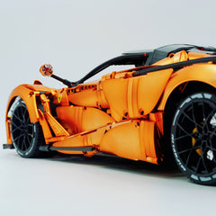 1: 8 LaFerrari Supercar, Customized Orange Gold Edition, Fully Detailed Simulation, The Ultimate Collectible, None-Remote Controlled (4739Pcs)