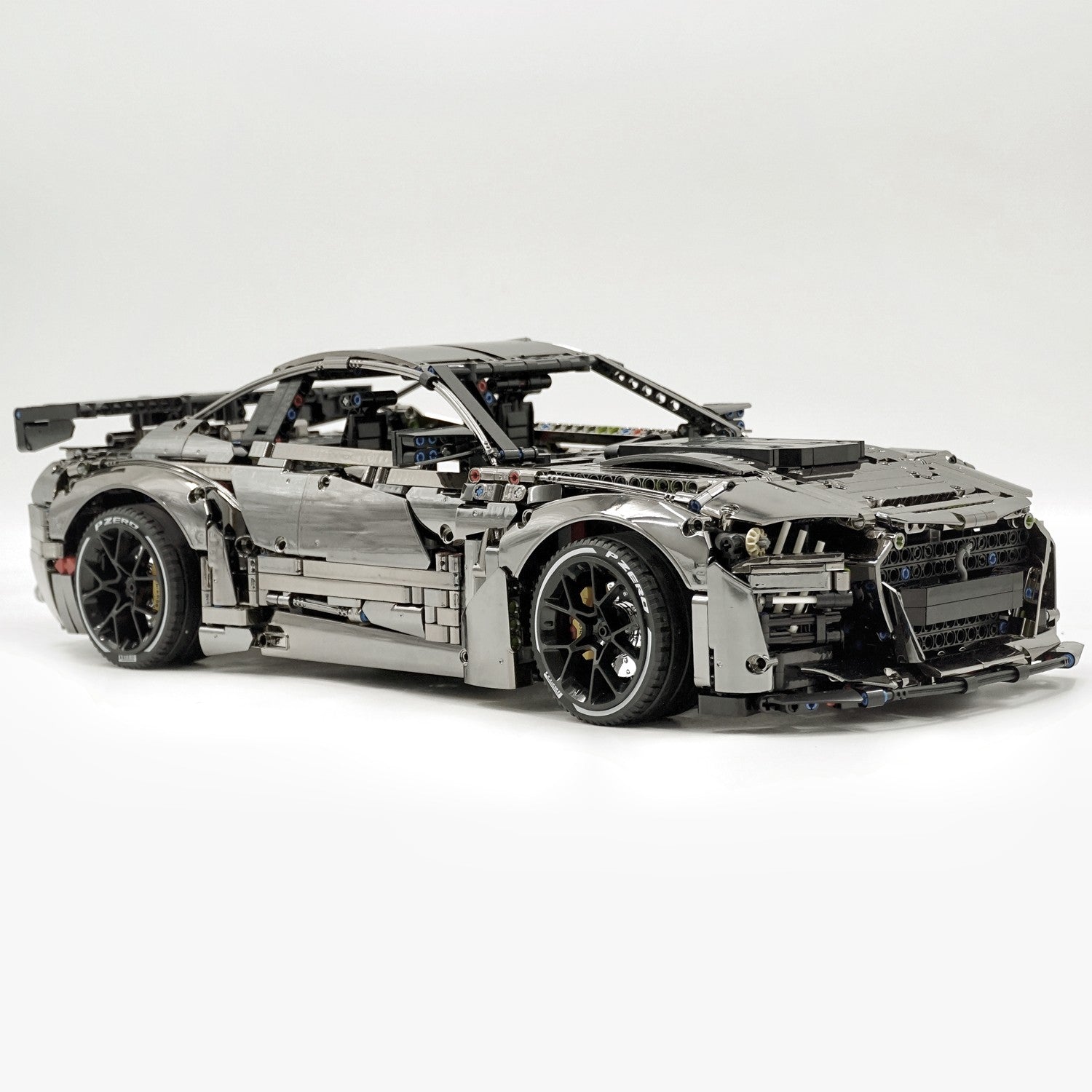 1: 8 Ford Shelby GT500, Matte Black Customized Version (3400PCS) - BAV BRICK