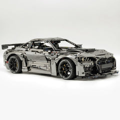 1: 8 Ford Shelby GT500, Matte Black Customized Version (3400PCS) - BAV BRICK
