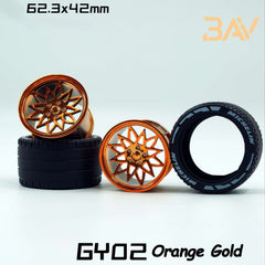 1:8 Supercar Custom Wheels (4-pack)