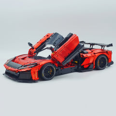 1:8 The Ultimate FERRARI F80 | Electroplated Red Custom Edition | Remote Controlled V6 Prancing Horse Hypercar (3998pcs)