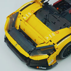 1:8 The Ultimate FERRARI F80 | Yellow Custom Edition | Remote Controlled V6 Prancing Horse Hypercar (3998pcs)
