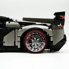 1: 8 Lamborghini VENENO Silver Grey avec télécommande, suspension pneumatique manuelle/électrique (4016 pièces)