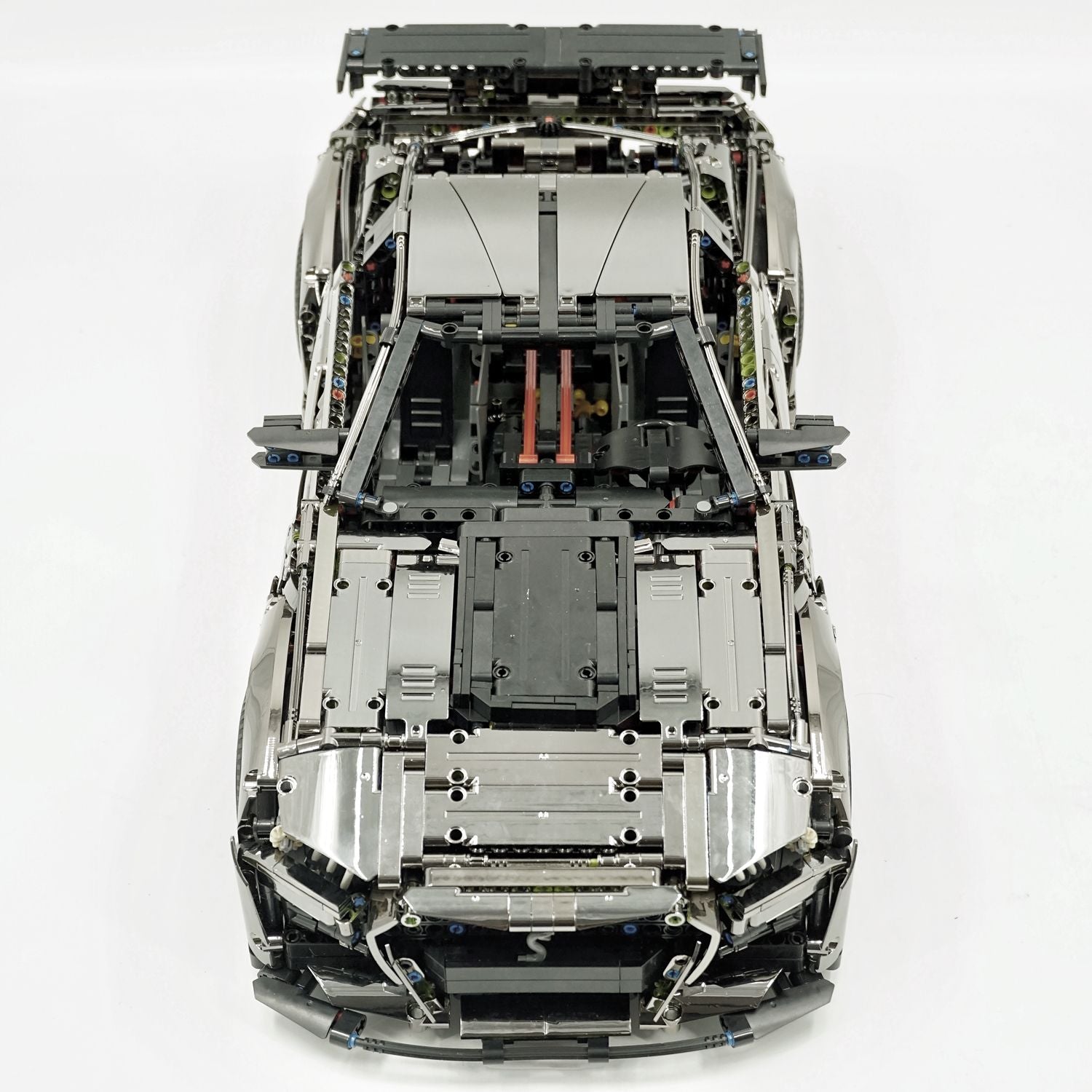 1: 8 Ford Shelby GT500, Matte Black Customized Version (3400PCS) - BAV BRICK