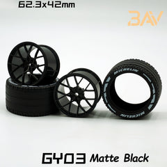 1:8 Supercar Custom Wheels (4-pack)