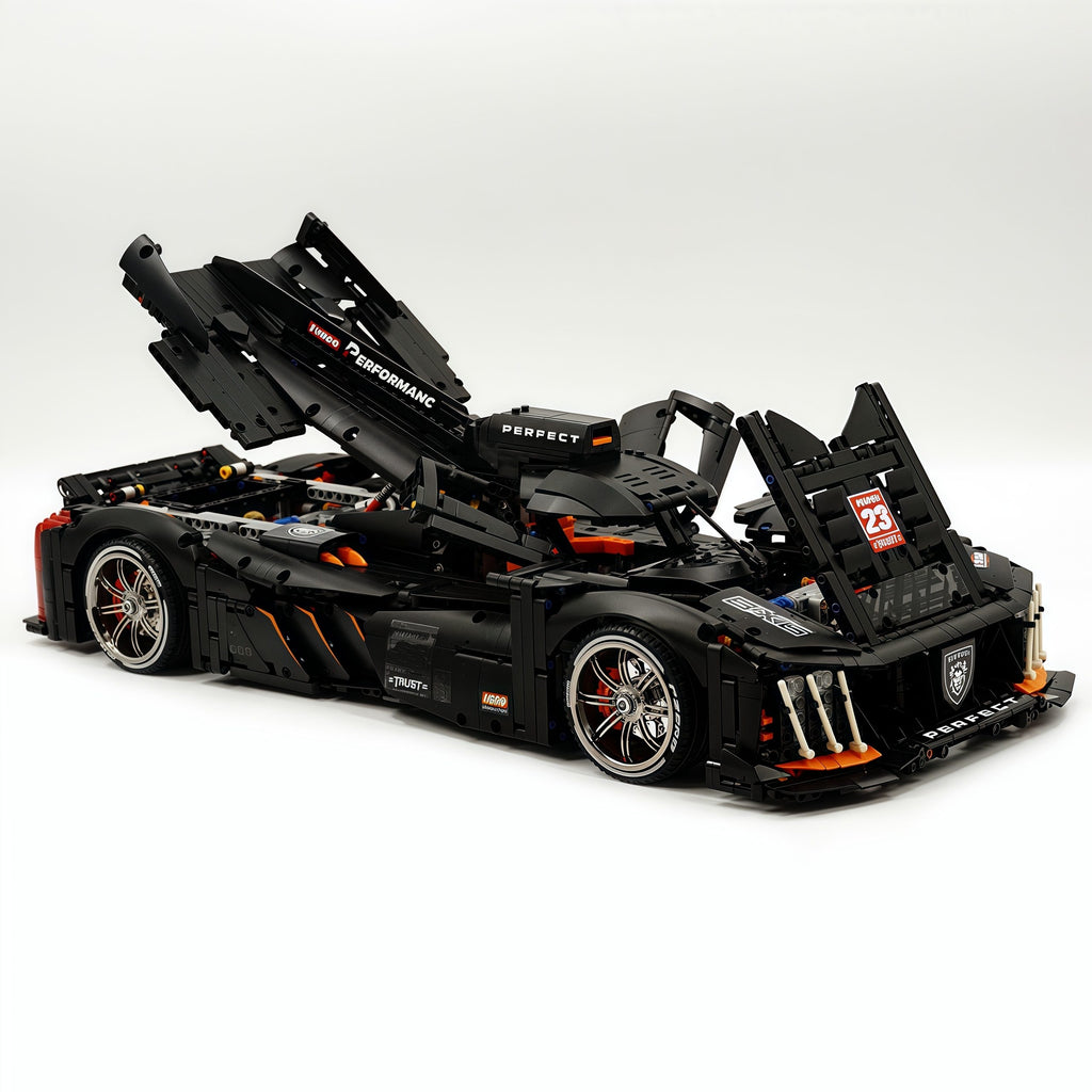 1: 8 Peugeot Le Mans 9×8 RaceCar Building Sets with Remote Control, Da