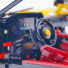 1:8 The Ultimate FERRARI F80 | Yellow Custom Edition | Remote Controlled V6 Prancing Horse Hypercar (3998pcs)