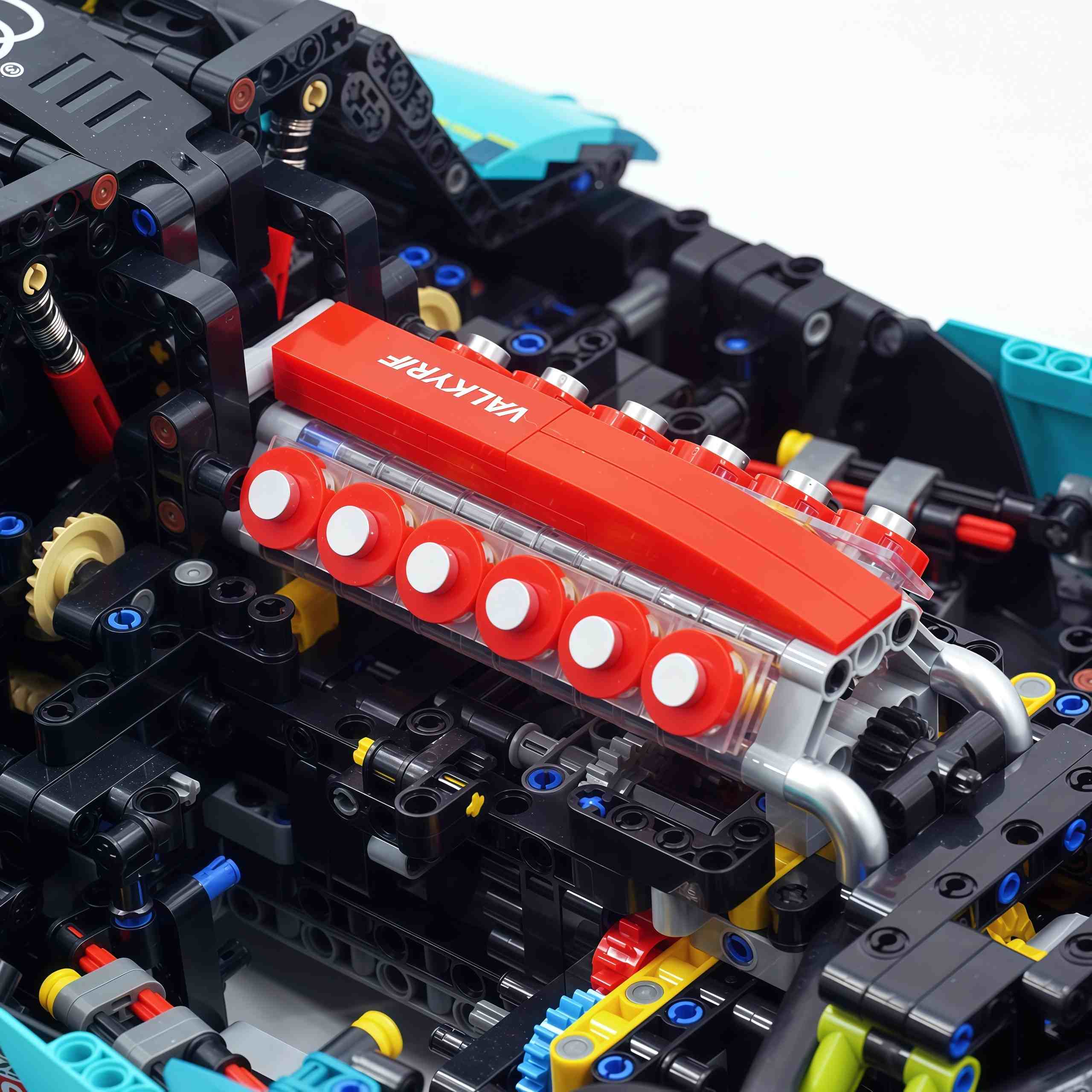 1:8 Aston Martin Valkyrie LM | Remote Controlled 24h British Hypercar | Green Custom Edition(3069pcs) - BAV BRICK