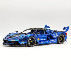 1:8 The Ultimate Italian Hybrid Hypercar EVO | Electric Sapphire Blue Custom Edition (4058PCS)