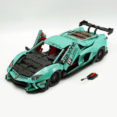 1:8 Lamborghini Aventador SVJ LBWK | Baked Enamel Mint Green Limited Bull Widebody Supercar (4990+ PCS)