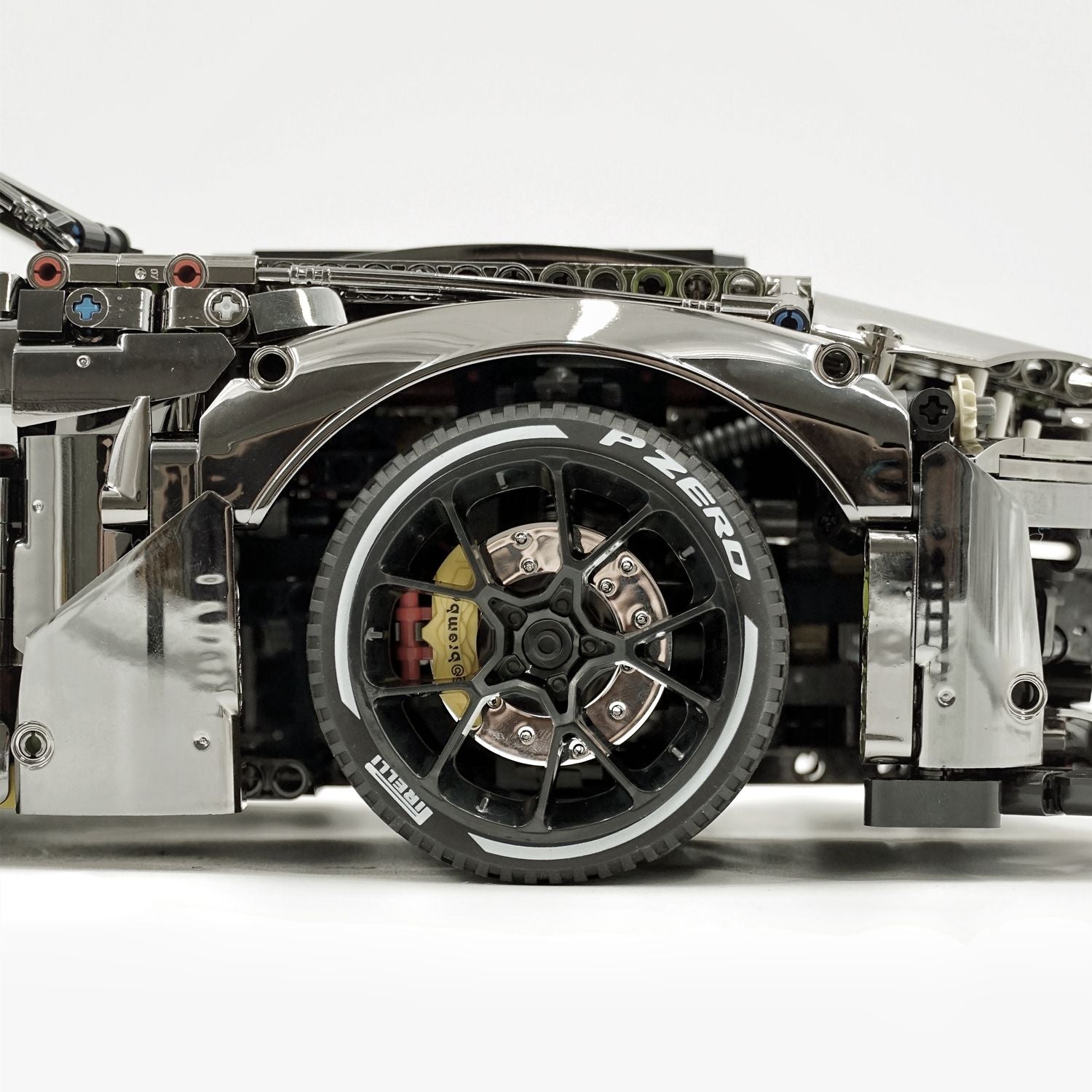 1: 8 Ford Shelby GT500, Matte Black Customized Version (3400PCS) - BAV BRICK