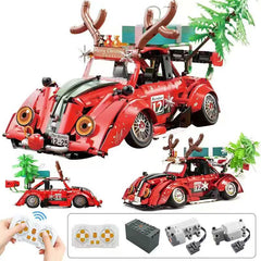 Christmas Special Beetle Car, Openable Top Gift Box, Removable Christmas Tree on the Car Body(2870 Pcs)