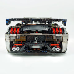 1: 8 Ford Shelby GT500, Matte Black Customized Version (3400PCS) - BAV BRICK