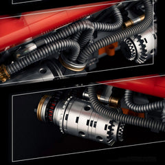 Motorized Large Ferrari SP3 V12 Engine | 12-Cylinder Prancing Horse Engine Package (2155 PCS)