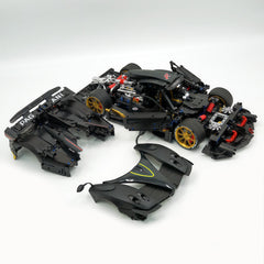 1:8 Pagani Zonda R | Matte Black Paint Italian Hypercar (3300+ PCS)