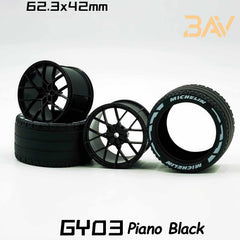 1:8 Supercar Custom Wheels (4-pack)