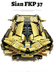 1: 8 Gold Lamborghini Sian Collector's Edition (3955 Pcs) - BAV BRICK