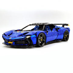 1:8 Ferrari SF90XX Royal Blue Plating Limited Color, The Ultimate Supercar, More Than 12 Features Restored(4100 Pcs)