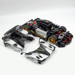 1:8 Pagani Zonda R | Sliver Paint Italian Hypercar (3300+ PCS)