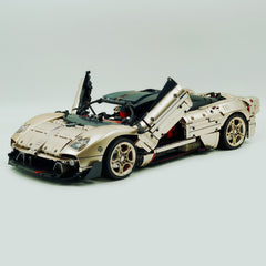 El superdeportivo Pagani Utopia definitivo a escala 1:8 | Edición limitada V12 italiano exótico dorado champán (3314 piezas)