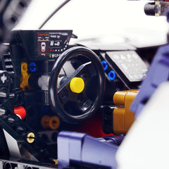 The Ultimate FERRARI F80 Prancing Horse Hypercar 4702pcs | Silver Limited Edition