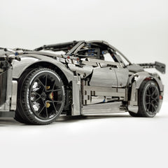 1: 8 Ford Shelby GT500, Matte Black Customized Version (3400PCS) - BAV BRICK