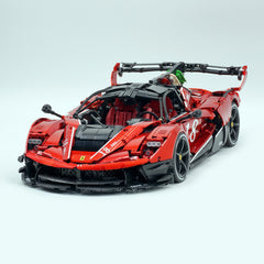 1:8 The Ultimate Italian Hybrid Hypercar EVO | Pearl Red Painting Italian Flagship (4058PCS) - BAV BRICK