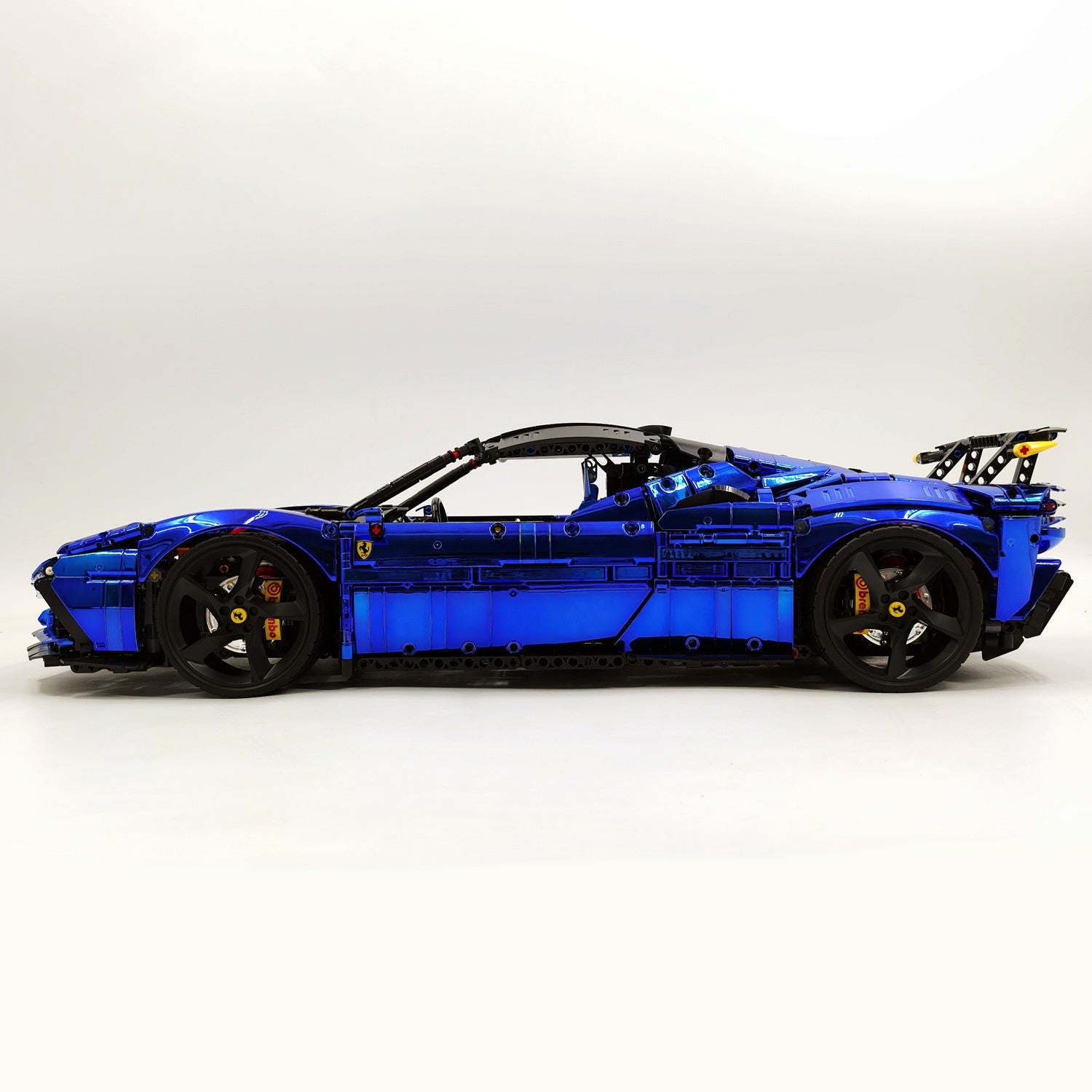 1:8 Ferrari SF90XX Royal Blue Plating Limited Color, The Ultimate Supercar, More Than 12 Features Restored(4100 Pcs)