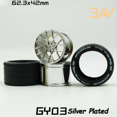 1:8 Supercar Custom Wheels (4-pack)