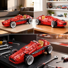 1953 Retro Formula 1 Racing Car F-500 Model Set (1809 PCS)