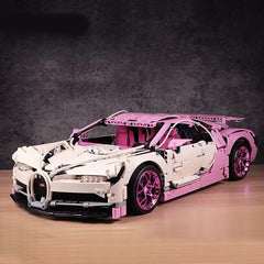 1: 8 Pink Bugatti Veyron Collector's Edition (4031 Pcs) - BAV BRICK